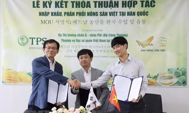 At the signing ceremony (Photo: VNA)