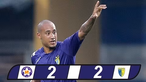Loris Arnaud becomes Hanoi's hero with two equalisers.