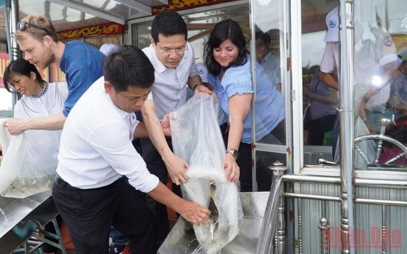 This activity aimed to respond to the International Day for Biological Diversity (May 22). (Photo: NDO)