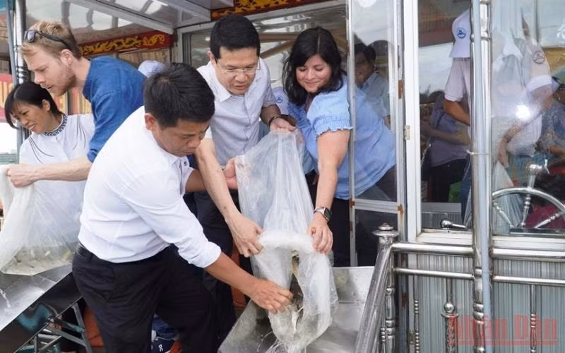 This activity aimed to respond to the International Day for Biological Diversity (May 22). (Photo: NDO)