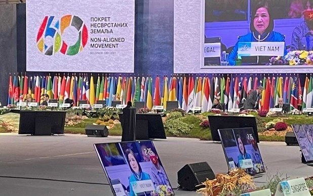Ambassador Le Thi Tuyet Mai speaking at the event. (Source: baoquocte)