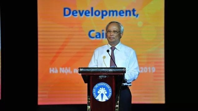 National Assembly Vice Chairman Uong Chu Luu speaks at the ceremony. (Photo: CPV)