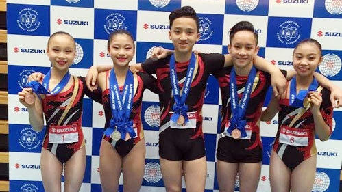 The Vietnamese Aerobics team