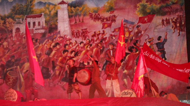 The re-enactment of the Nghe Tinh Soviet uprising