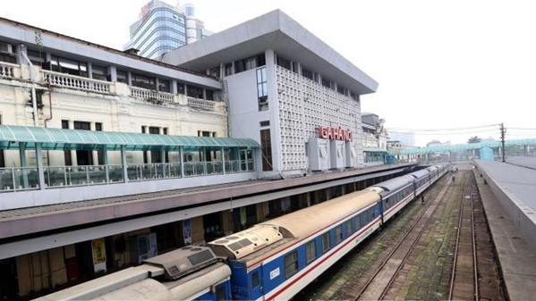 At the Hanoi railway station (Photo: VNA)