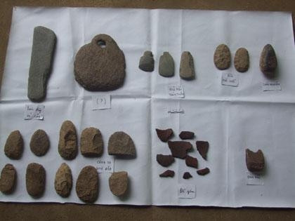 Prehistoric relics unearthed in Tuyen Quang