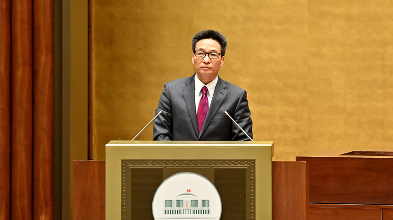 Deputy PM Vu Duc Dam at the conference (Photo: Dang Khoa)