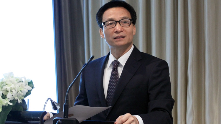 Deputy PM Vu Duc Dam speaking at the event (Credit: VGP)