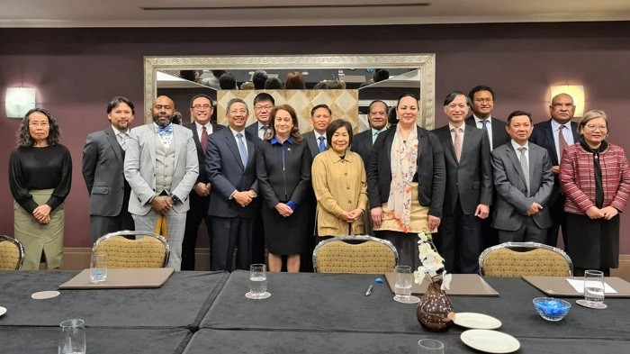 Delegates attends the meeting. (Photo: Vietnam Embassy in Canberra)