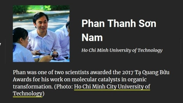Prof. Dr. Phan Thanh Son Nam (Photo: asianscientist.com)