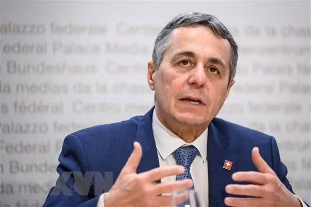 Swiss President Ignazio Cassis (Photo: AFP/VNA)