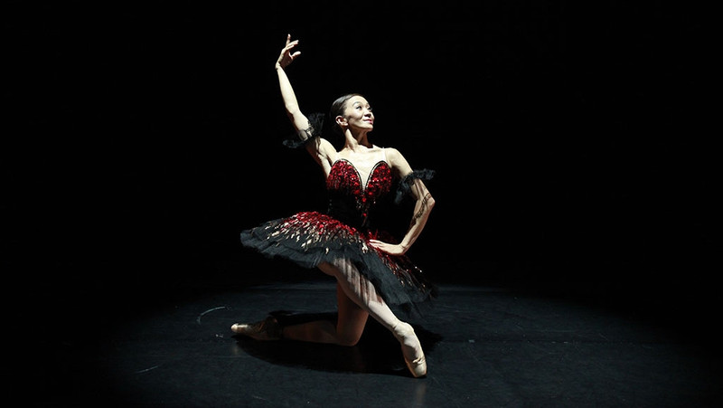 Ballerina Ngo Thuy To Nhu in the ballet of Don Quixote (Photo: Arabesque)