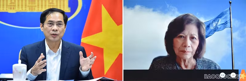 At the reception (Photo: baoquocte.vn)