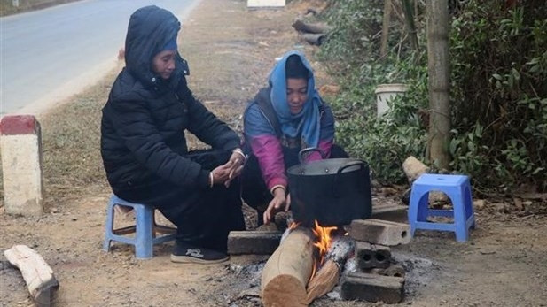 Cold air will linger in the north during the first days of January. (Photo: VNA)