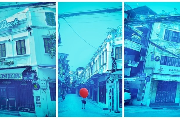 The "Red ball" by Viet Van (Source: laodong.vn)