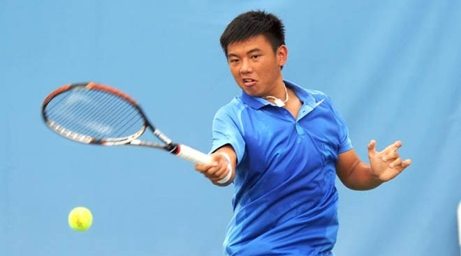 Vietnamese tennis star Ly Hoang Nam (Photo: thethaovanhoa.vn)
