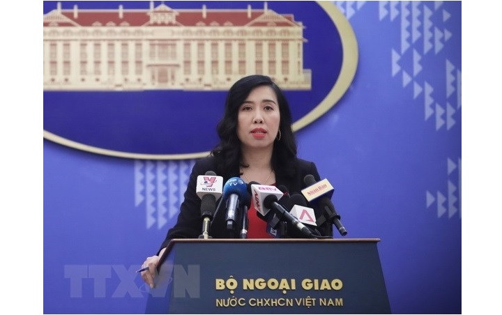 Spokesperson of the Foreign Ministry Le Thi Thu Hang (Photo: VNA)