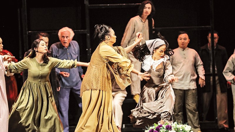 The opera "The Miserables" staged by the VNOB. 