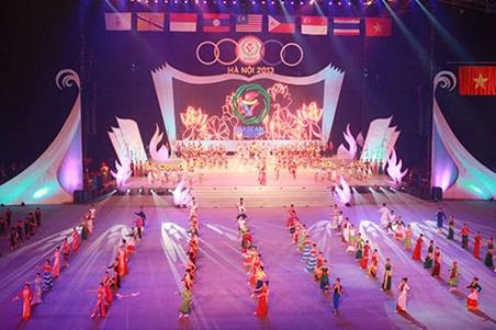 Performances at the opening ceremony (Photo: thethaovietnam.vn)