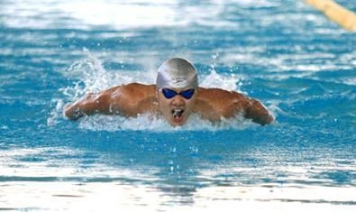 100m butterfly gold medalist Hoang Quy Phuoc.