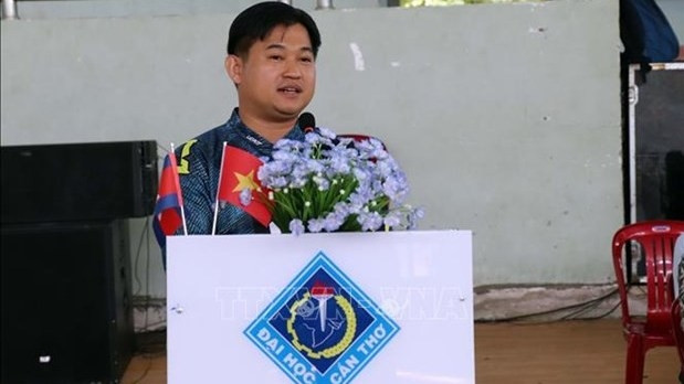 Cambodian Consul General in Ho Chi Minh City Sok Dareth speaks at the event (Photo: VNA) 