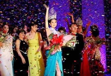 Ngoc Trinh crowned Miss Vietnam International
