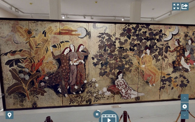 Pictures in 3D tour of Vietnam National Fine Arts Museum. (Photo: vnfam.vn)