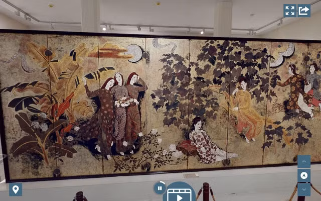Pictures in 3D tour of Vietnam National Fine Arts Museum. (Photo: vnfam.vn)