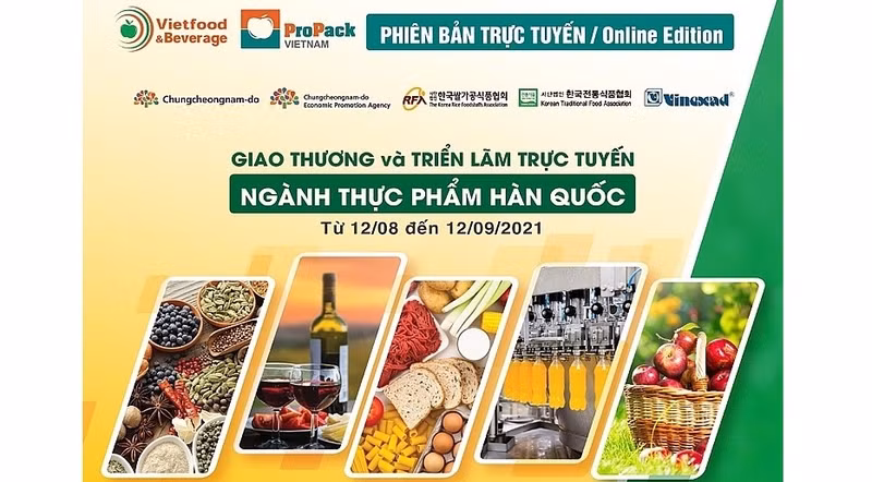 The virtual Vietfood & Beverage - Propack Ho Chi Minh City international expo is scheduled to be held from August 12 to September 12. (Photo: VNA)