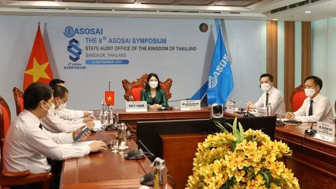 Vietnamese delegation at the event (Photo: NDO)