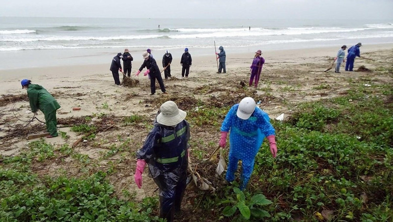 About 74 percent of solid waste of coastal localities were collected in 2019. (Illustrative image/VNA)