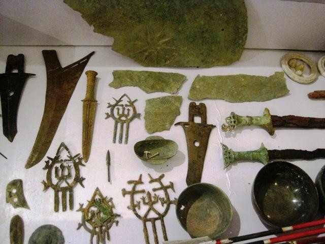 Works on display at the exhibition