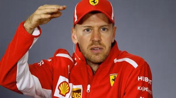 Formula One F1 - Australian Grand Prix - Melbourne Grand Prix Circuit, Melbourne, Australia - March 25, 2018 Ferrari's Sebastian Vettel during the press conference after the race. (Reuters) 