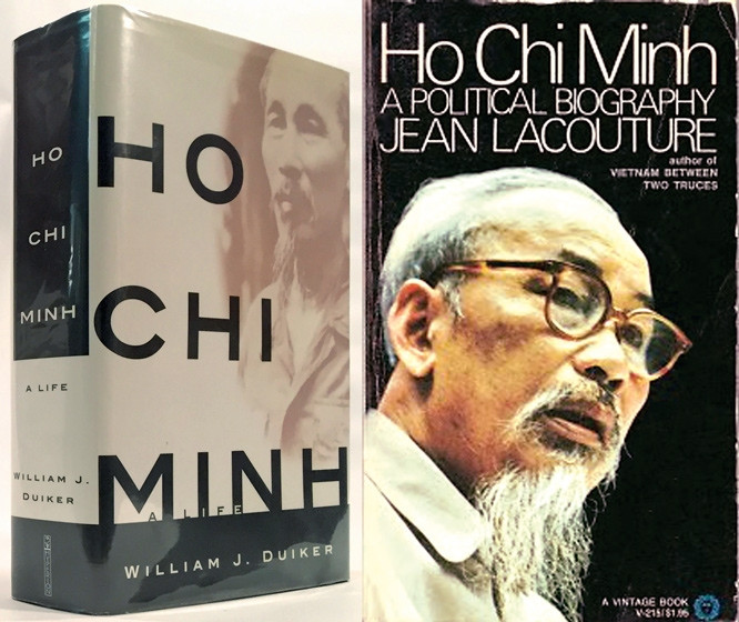 The cover of the 1967 book entitled ‘Ho Chi Minh: A Political Biography’ by French journalist Jean Lacouture.