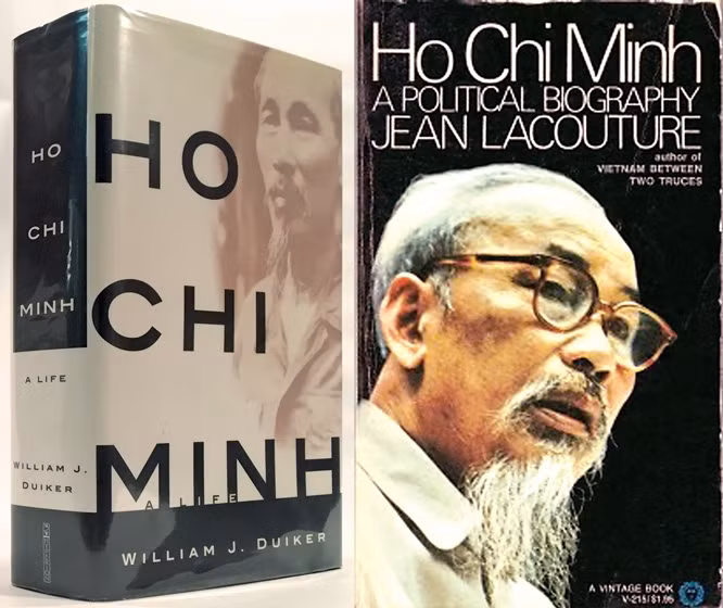 The cover of the 1967 book entitled ‘Ho Chi Minh: A Political Biography’ by French journalist Jean Lacouture.