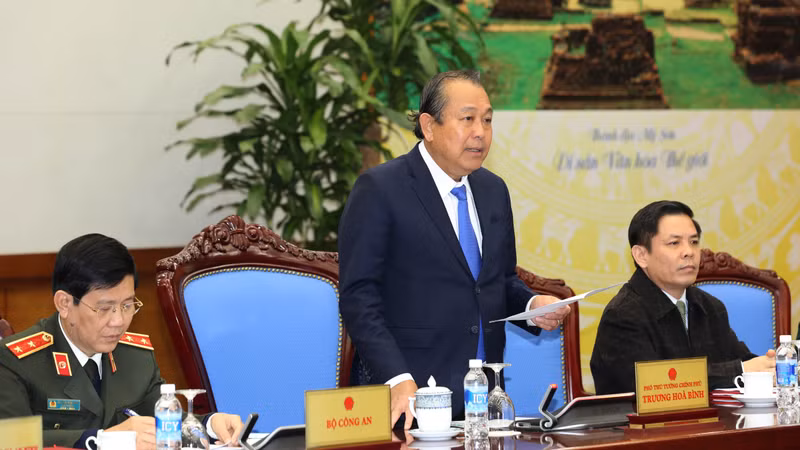 Deputy Prime Minister Truong Hoa Binh speaking at the event (Photo: VGP)