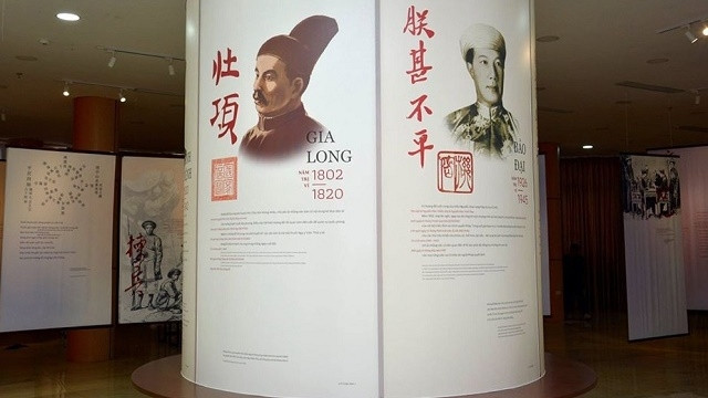 Works on display at the exhibition (Photo: zing.vn)