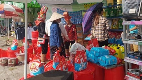 The FMCG growth observed in rural areas in 2017 is reported at 6.1% annually.