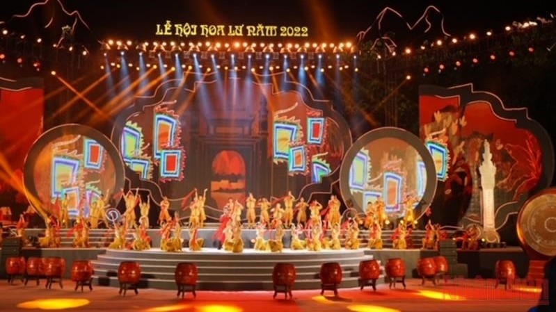 At the opening ceremony of Hoa Lu Festival 2022. (Photo: Le Hong)