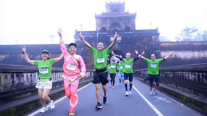 Racers at the event (Photo: VnExpress Marathon Hue 2020)