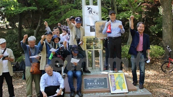Japanese who joined the Beheiren movement 50 years ago.
