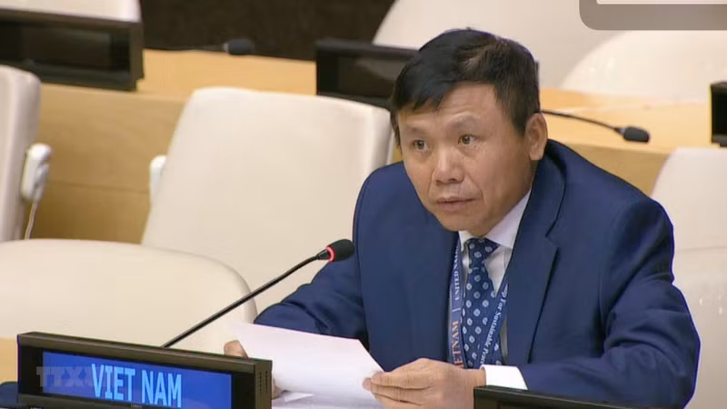 Ambassador Dang Dinh Quy, Vietnam’s Permanent Representative to the UN (Photo: VNA)