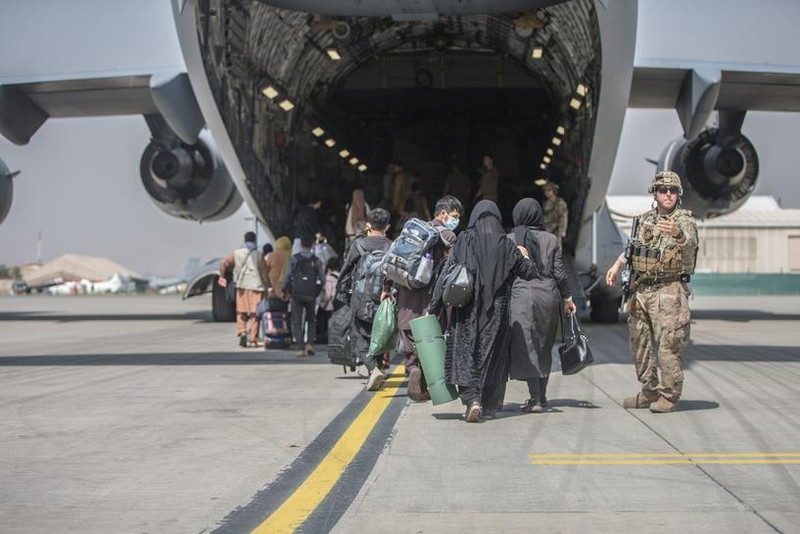 More than 122,000 people have been flown out of Kabul since Aug. 14, 2021.