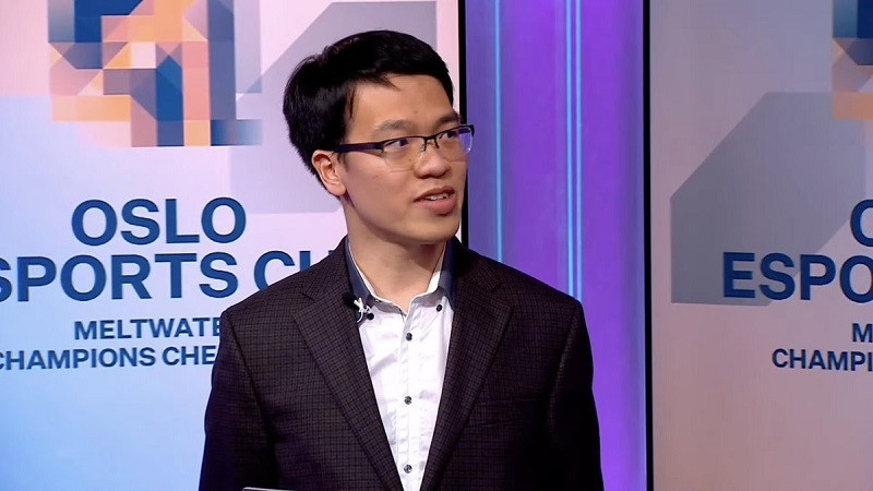 Le Quang Liem has made a mark in his career with a historic victory over reigning world No. 1 Magnus Carlsen. (Photo: CHESS24)