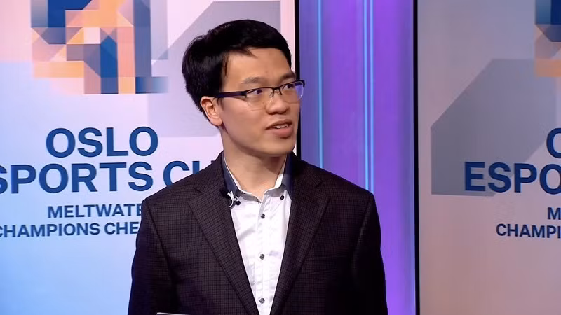 Le Quang Liem has made a mark in his career with a historic victory over reigning world No. 1 Magnus Carlsen. (Photo: CHESS24)