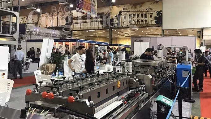 The 2019 Hanoi Plas Print Pack kicks off at the Hanoi International Centre of Exhibition on April 24. (Photo:congthuong.vn)