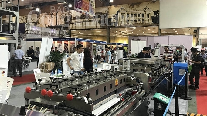 The 2019 Hanoi Plas Print Pack kicks off at the Hanoi International Centre of Exhibition on April 24. (Photo:congthuong.vn)