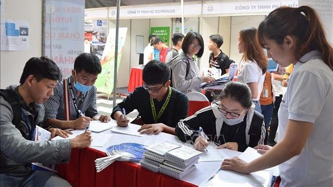 A job fair in Ho Chi Minh City. (Photo: VNA)