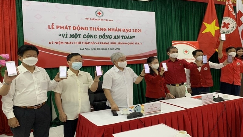 The ceremony to launch the 2021 humanitarian month