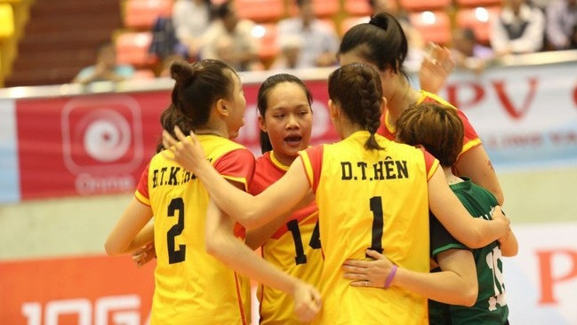 Players of the Binh Dien Long An team (Source: vtv.vn)